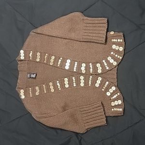 Xs Quarter Sleeve Cardigan Sweater